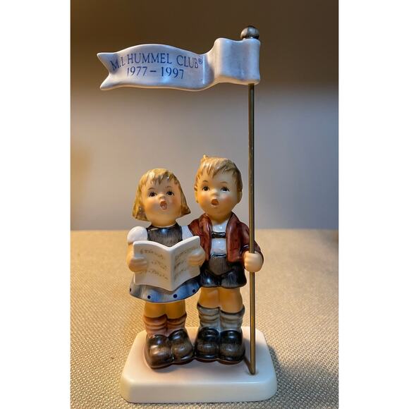 Goebel Hummel Figurine, 5 7/8” Tall, “Celebrate With Song", 790, TMK-7 in Box - Picture 2 of 8